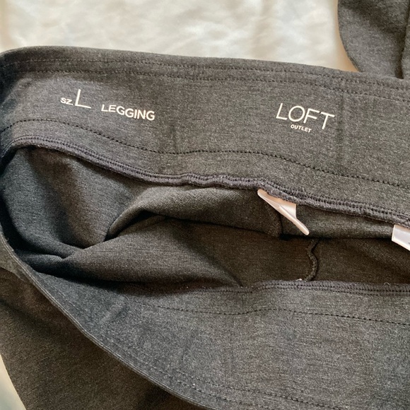 Loft Dark Gray Leggings - Picture 2 of 3